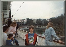 Kids and Sinda on boat 1/1989