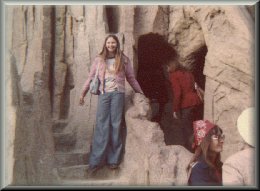 Carrie in the caves 1974