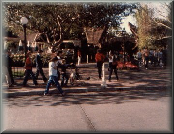 Sinda, Tom, Jason, Ryan walking 1/1984