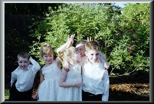 Kids in the wedding party