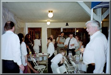 Gathering to toast