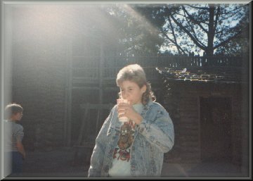 Jason drinking a soda 1/1989